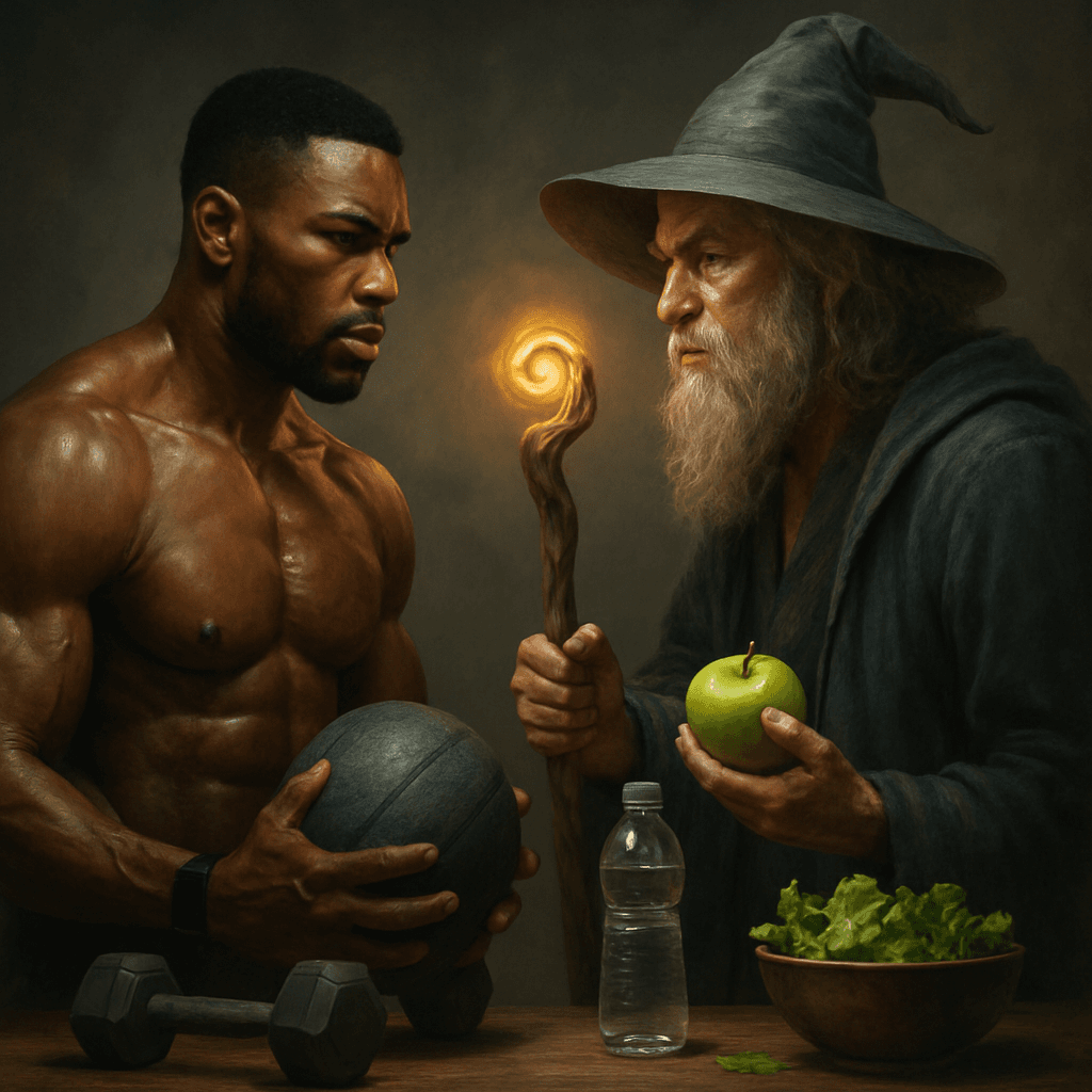 AI-generated visual for Bucks vs Magic: A Health Showdown in Fitness and Wellness